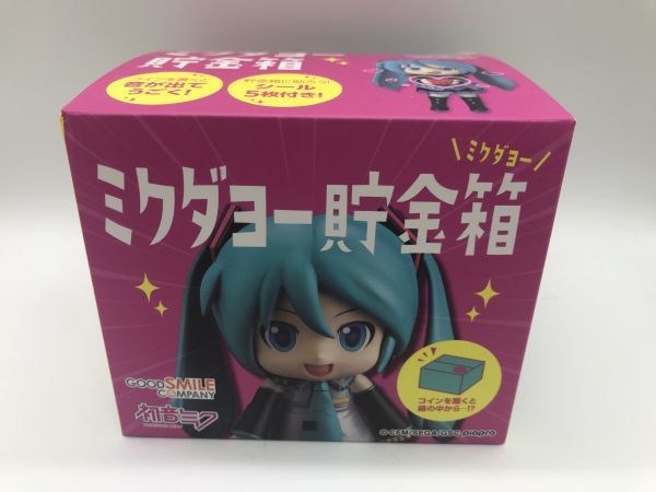 [1円スタート] キャラクター・ボーカル・シリーズ01 初音ミク ミクダヨー貯金箱_画像1