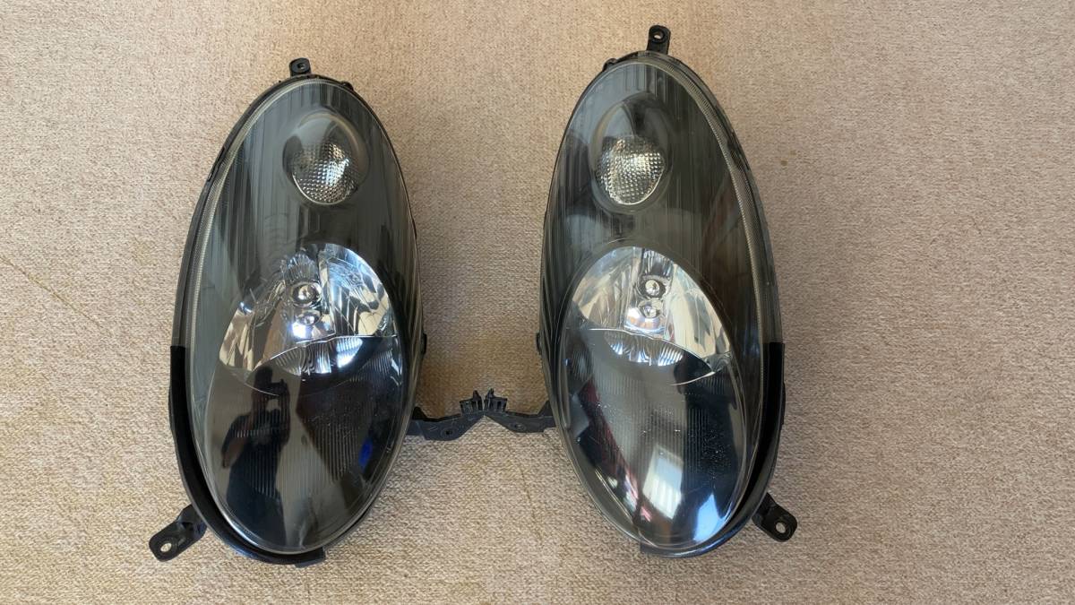 日産 K12マーチSR ブラックアウト 純正キセノンヘッドライトASSY 日産 K12マーチSR ブラックアウト 純正キセノンヘッドライトASSY
