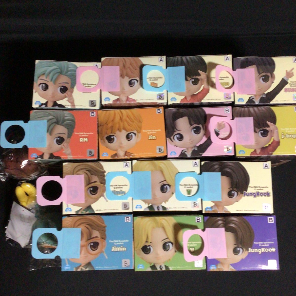 TinyTAN Dynamite BTS Qposket フィギュア ABカラー 14種セット RM Jin ...
