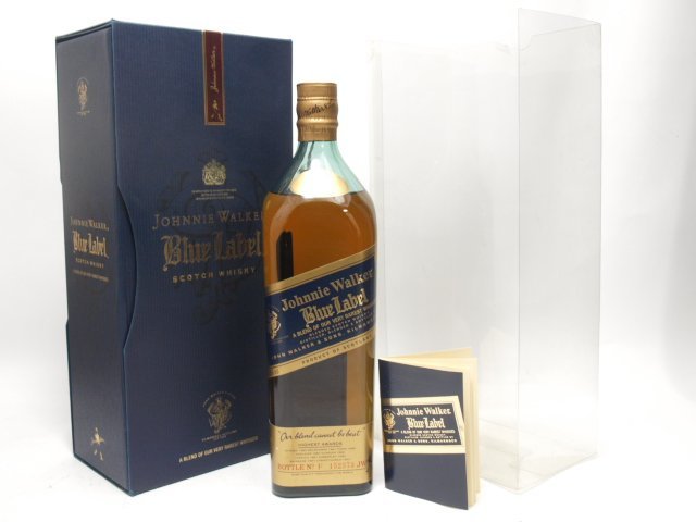 JOHNNIE WALKER ジョニーウォーカー ブルーラベル 1000ml/43% 箱/冊子