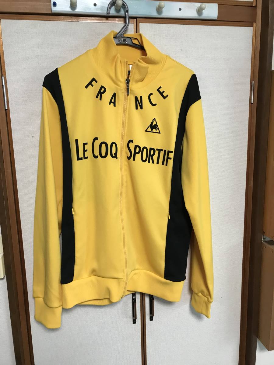 le coq sportif (ルコックスポルティフ) 冬用 サイクリング ジャケット (O) 黄色