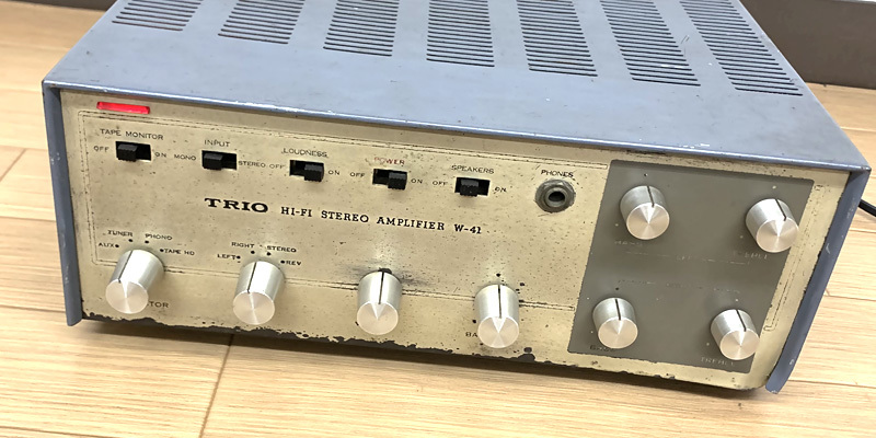 ☆TRIO W-41 真空管 ステレオプリメインアンプ 管球式 トリオ☆ ☆TRIO W-41 真空管 ステレオプリメインアンプ 管球式 トリオ☆