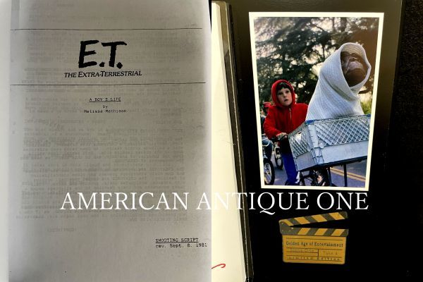 世界500冊!! E.T. 台本レプリカ オリジナル額入り シリアルナンバー246 ロサンゼルス直輸入の画像2