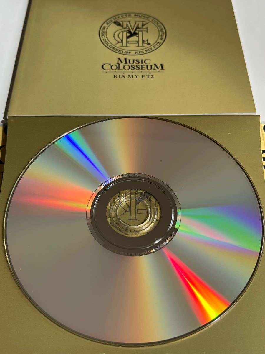 【初回生産限定盤A 】kis-my-ft2「MUSIC COLOSSEUM」CD,限定写真集&DVD付き