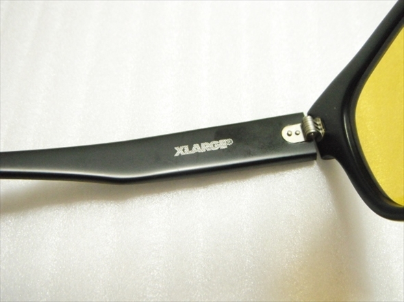 【LPZZ】良品★XLARGE×KANEKO OPTICAL エクストララージ 金子眼鏡 サングラス 日本製 / ストリート スケーター 黒縁メガネ 眼鏡_画像6