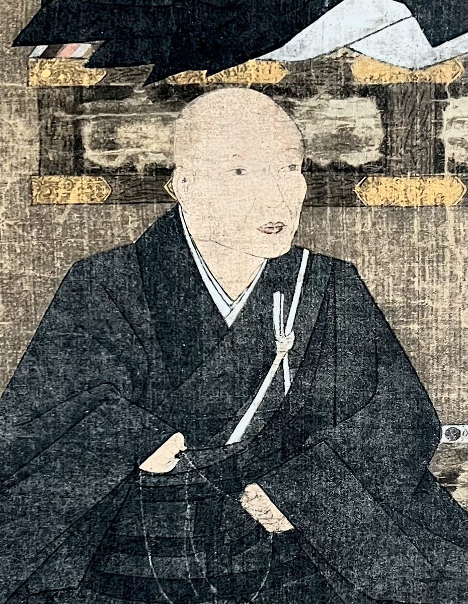 門八】□親鸞聖人 釋蓮如 肖像画□掛軸□紙本□工芸□ 門八】□親鸞聖人 釋蓮如 肖像画□掛軸□紙本□工芸□