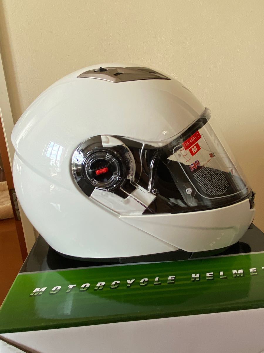モーターヘッド　M-MAC2 フルヘルメット バールホワイト