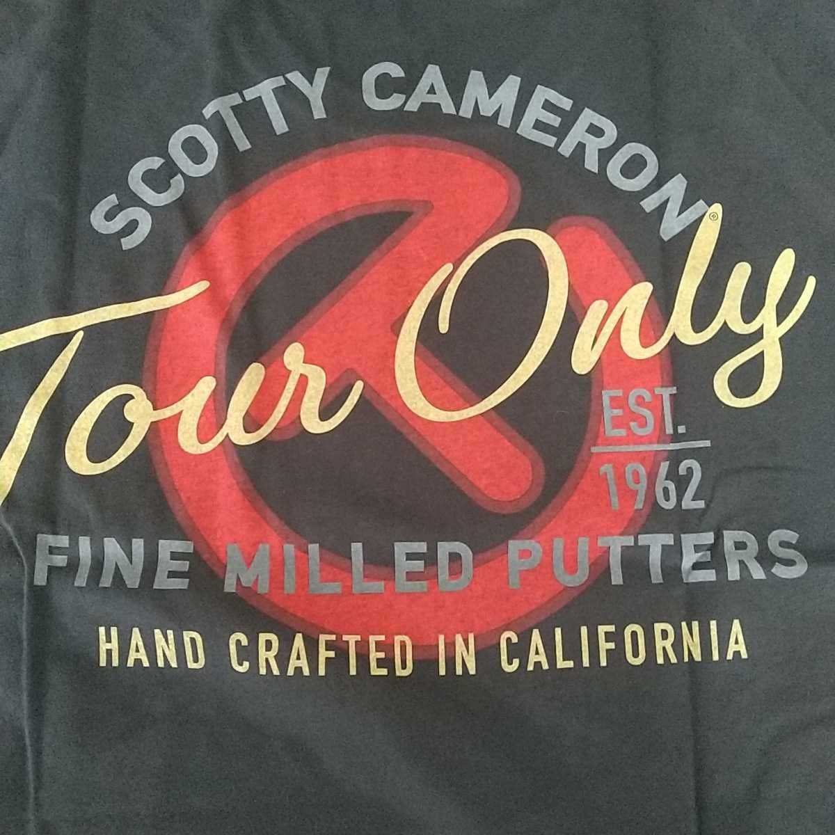 送料無料 新品 未使用 スコッティキャメロン Tシャツ ツアー オンリー サークル Tour Only Red T Shirt US Size M(Japan  Size L)