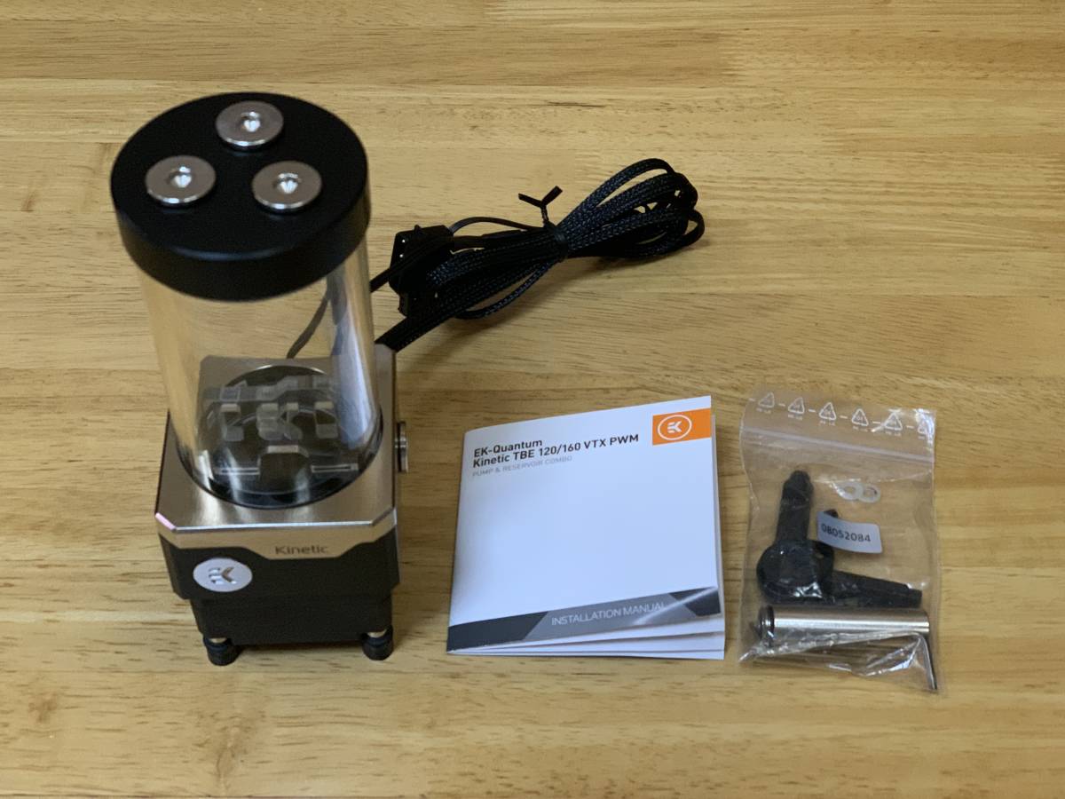 美品】EK-Quantum Kinetic TBE 160 VTX PWM DRGB - Acetal 美品】EK-Quantum Kinetic TBE 160 VTX PWM DRGB - Acetal