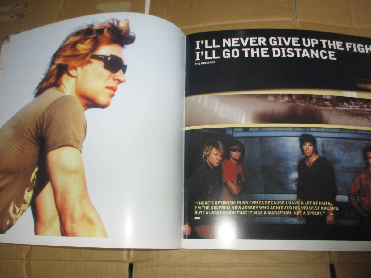 ツアー・パンフレット　BON JOVI 　ボン・ジョヴィ　　WORLD TOUR 　2003年_画像3