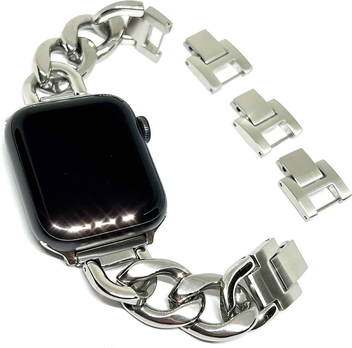 Royce&Roland Apple Watch アップルウォッチ チェーンベルト バンド 返品保証付 Royce&Roland その他