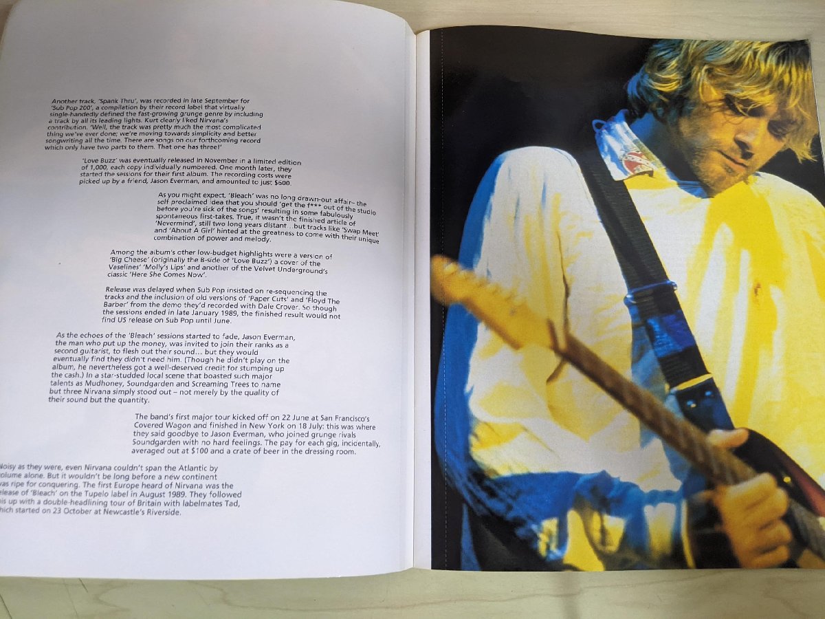 ニルヴァーナ フォトブック/NIRVANA photo book/ロックバンド/カートコバーン/デイヴグロール/クリスノヴォセリック/写真集/洋書/B3217825_画像3