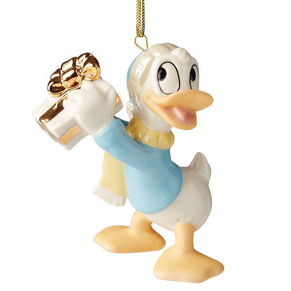  Disney Donald LENOX ornament [Donald Duck\'s Gift For You Ornament] LENOX company 2022 year new goods 