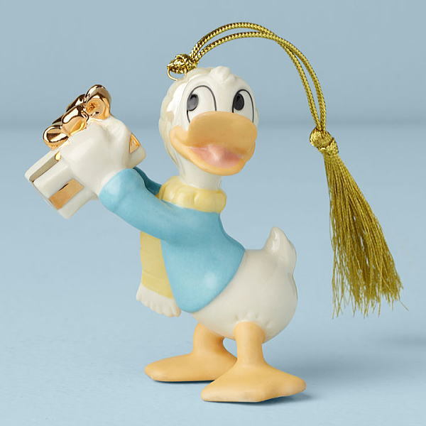  Disney Donald LENOX ornament [Donald Duck\'s Gift For You Ornament] LENOX company 2022 year new goods 