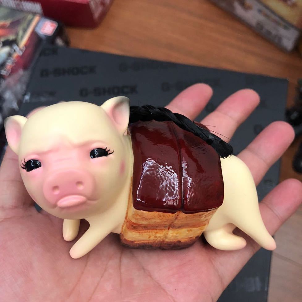 『トンカツ君&ドンドンちゃん』BID TOYS 台湾グルメ KATSU、DUNGDUNG こぶた食堂 フィギュア 正規品 2体セット 新品未開封 正規品 6