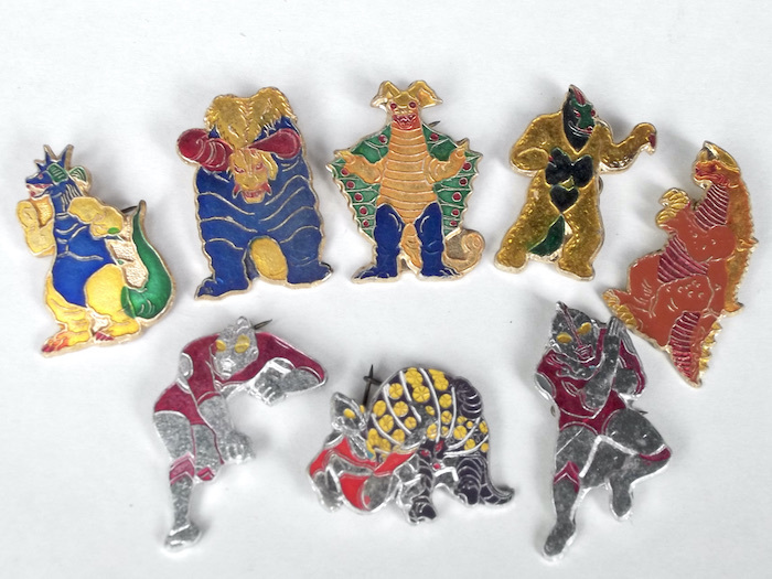 ビンテージ 小学館 ピンズ 8点 帰ってきたウルトラマン 怪獣