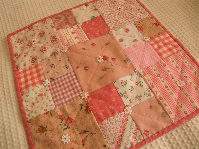 prompt decision * hand made free mat tapestry apricot postage 140 jpy 