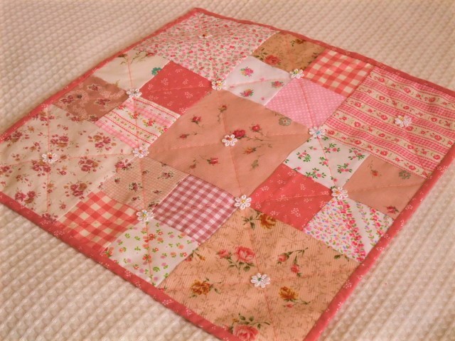  prompt decision * hand made free mat tapestry apricot postage 140 jpy 