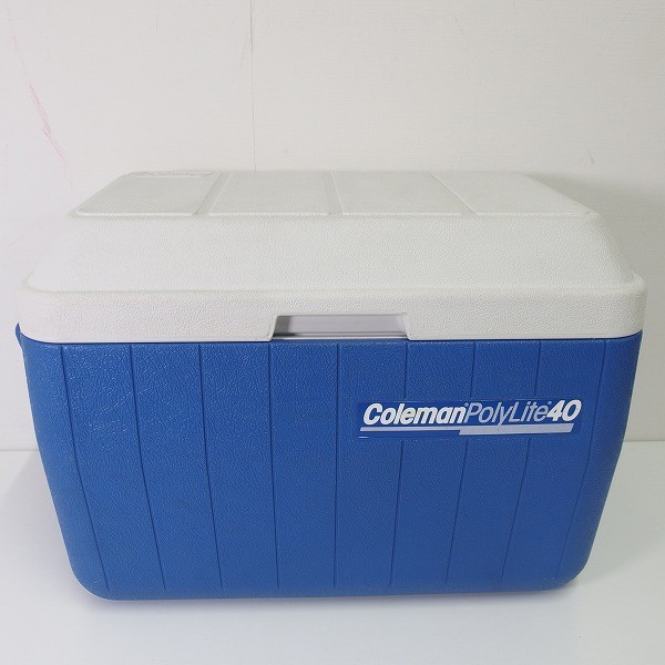 Coleman コールマン クーラーボックス PolyLite 40 ブルー/ホワイト キャンプ アウトドア用品/140