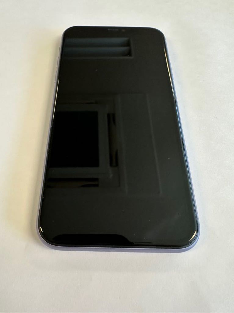 simフリー】iPhone11 64GB パープルMWLX2J/A softbank simロック解除済