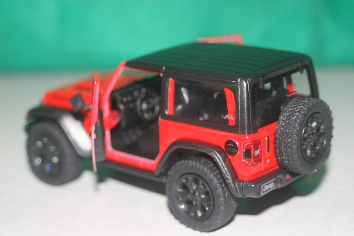 KiNSMART Jeep. Wrangler ジープ. ラングラー 1/34 赤　キンズマート 2018_画像5