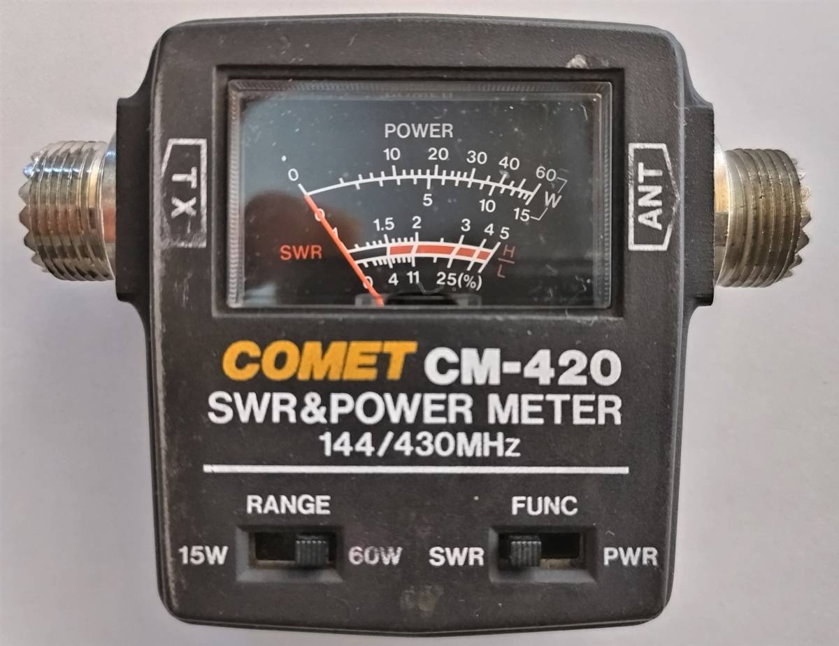 Yahoo!オークション - COMET コメット CM-420 SWR&POWER METER Yahoo!オークション - COMET コメット CM-420 SWR&POWER METER