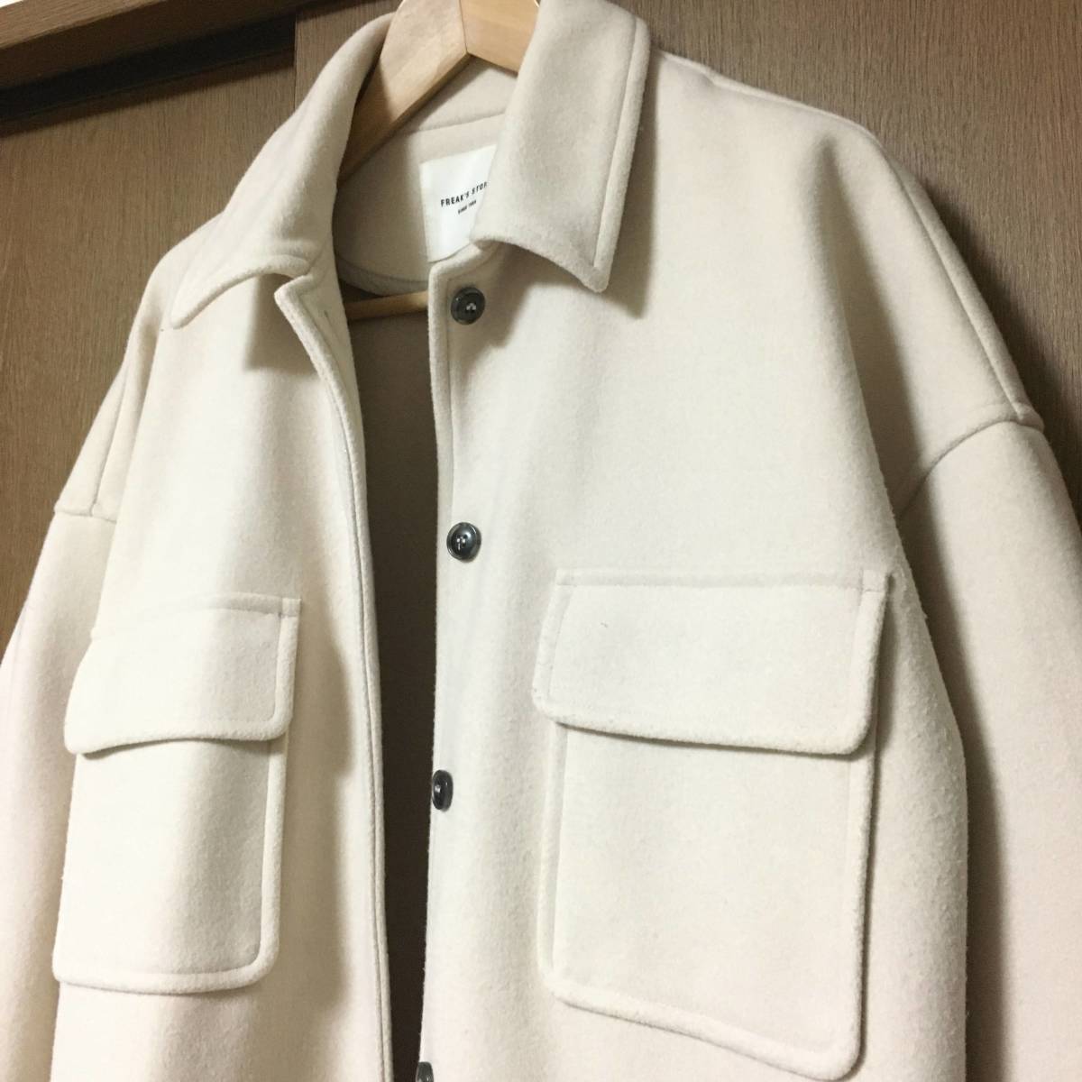 FREAK\'S STORE freak s store coat jacket pocket beige 