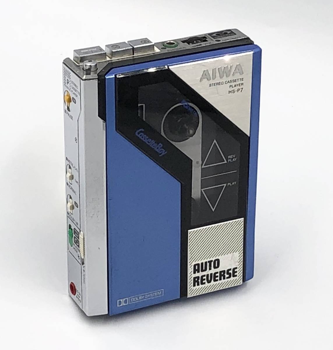 ジャンク 比較的キレイ AIWA カセットボーイ HS-P7 ポータブルカセット
