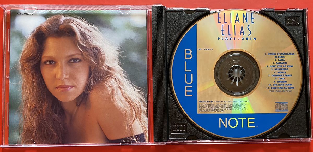 【美品CD】ELIANE ELIAS「風はジョビンのように ELIANE ELIAS PLAYS JOBIM」イリアーヌ・イリアス 輸入盤 Antonio Carlos Jobim[10150310]_画像3