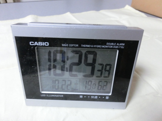 CASIO 電波時計 DQD-710J