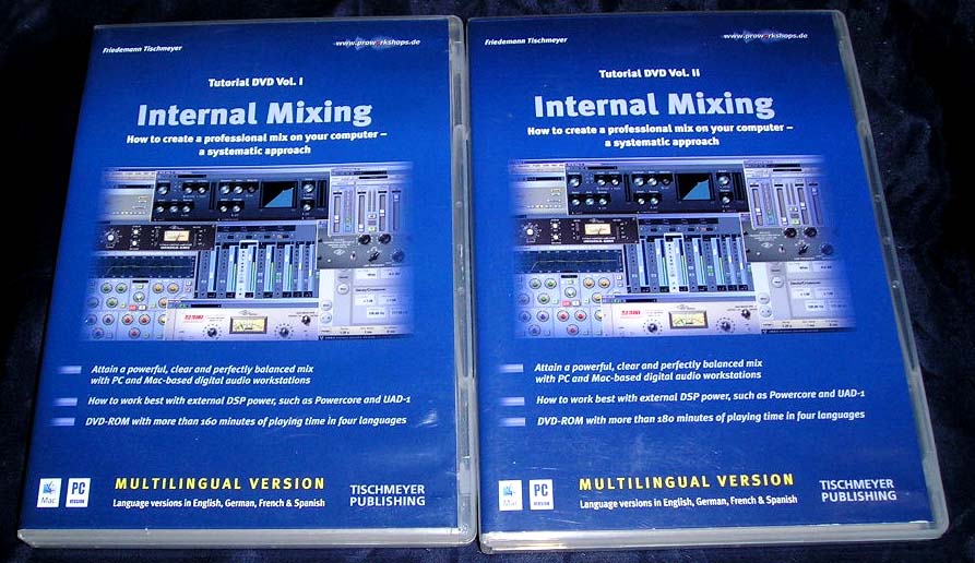 Internal Mixing Tutorial-DVD-ROM 1 & 2 Windows XP und Mac OS X