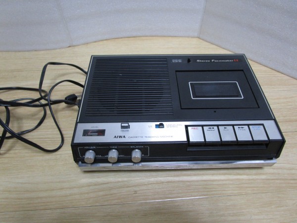 カセットテープレコーダー ■アイワ （AIWA）TM-402SS / 再生可・逆早不可・録不明■送料安価_画像1