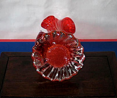 アンティーク　ガラス花器 　花瓶　 オブジェ　_画像7