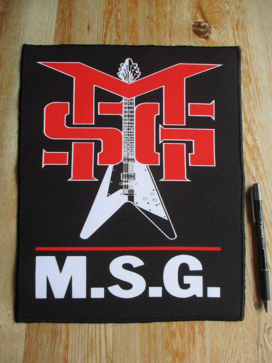 Michael Schenker Group M.S.G. принт задний patch нашивка / scorpions ufo Michael *shen машина * группа msg