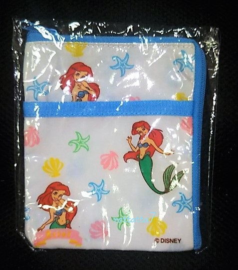 ☆非売品☆JAL☆Disney☆Princess☆LITTLE MERMAlD☆Arie☆リトルマーメイド☆アリエル☆バッグ☆小物入☆日本航空☆飛行機☆ディズニー_画像1