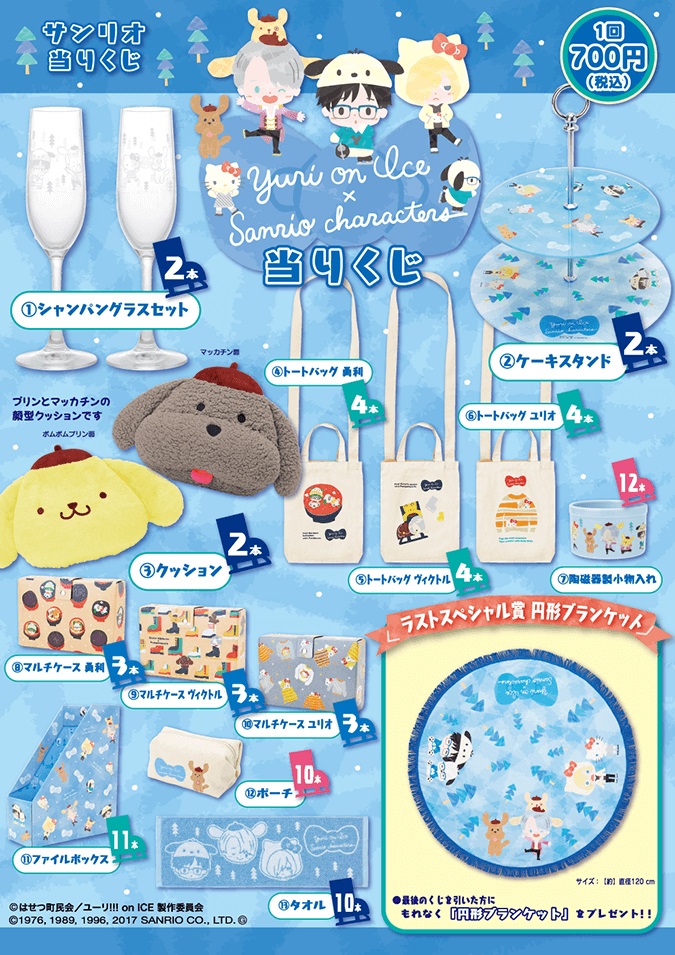 ユーリ!!! on ICE×サンリオキャラクターズ くじ トートバッグ ユリオ　_画像2