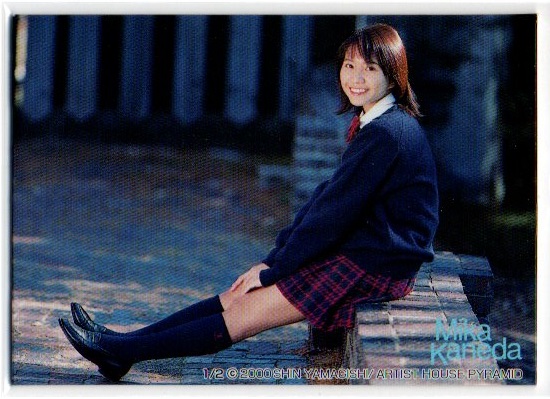 【金田美香】2000 SHIN YAMAGISHI TRADING PHOTOCARD COLLECTION コスチュームカード 1/2_画像1