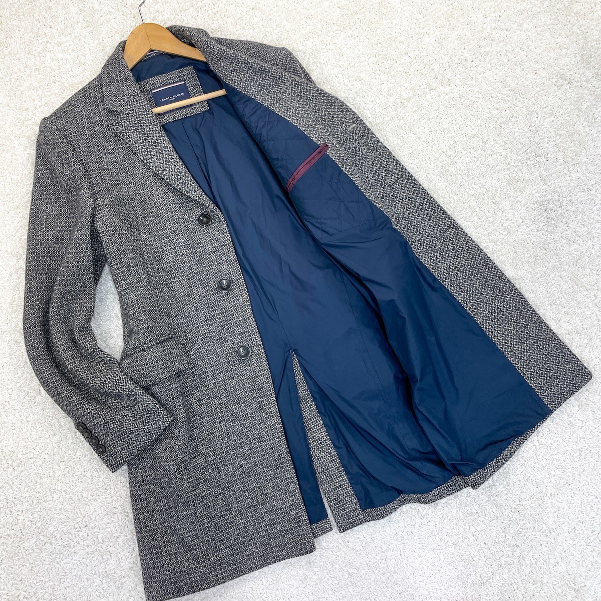 トミーヒルフィガー】新品上質なチェスターコート(M) total-pl.co.jp