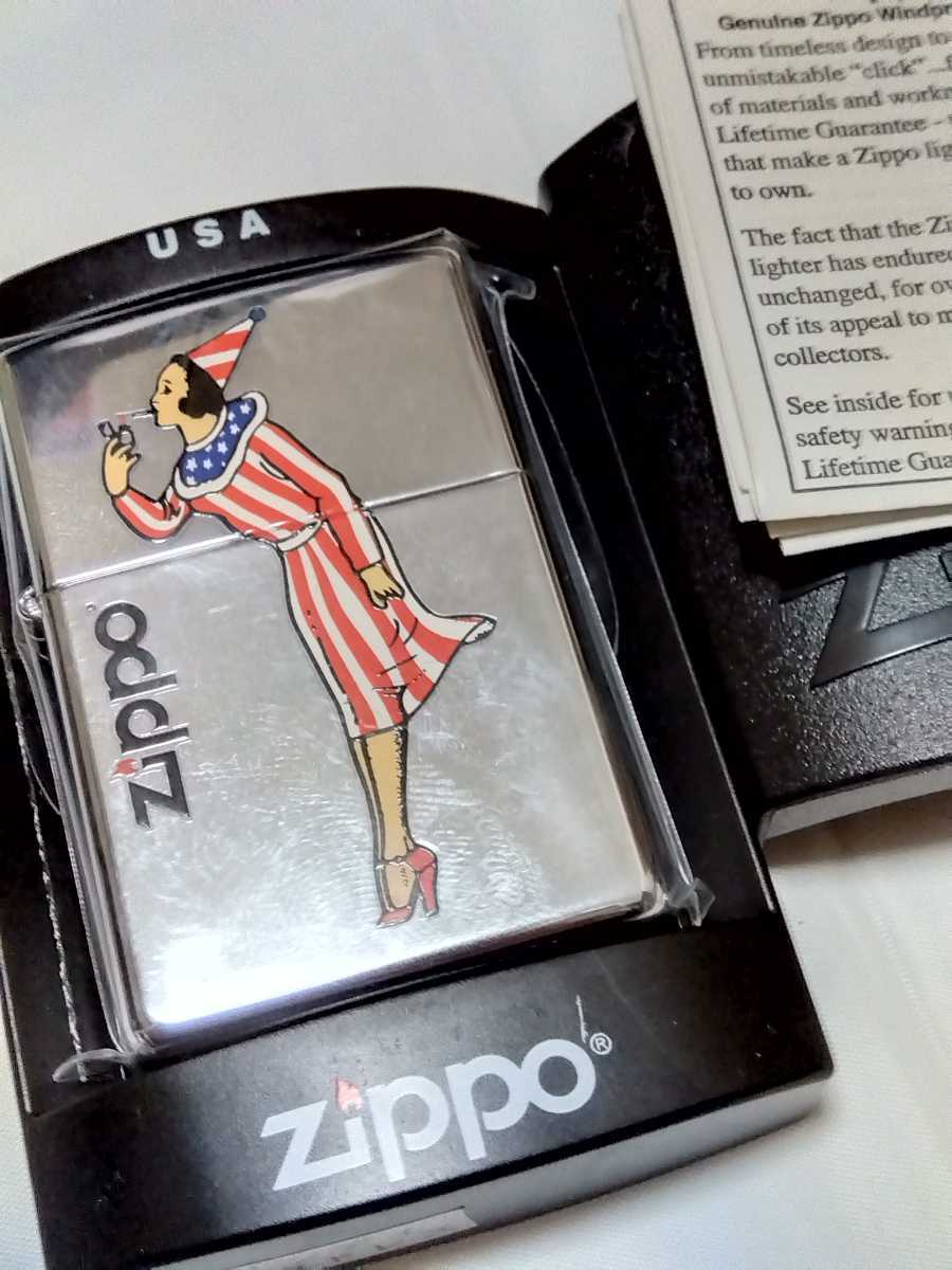 ヤフオク! - zippo ウィンディ アメリカ星条旗 2004年製 未使...