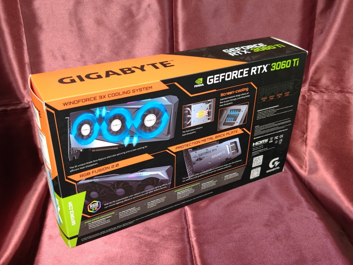 GIGABYTE RTX3060Ti GAMING OC 8G 管29-5