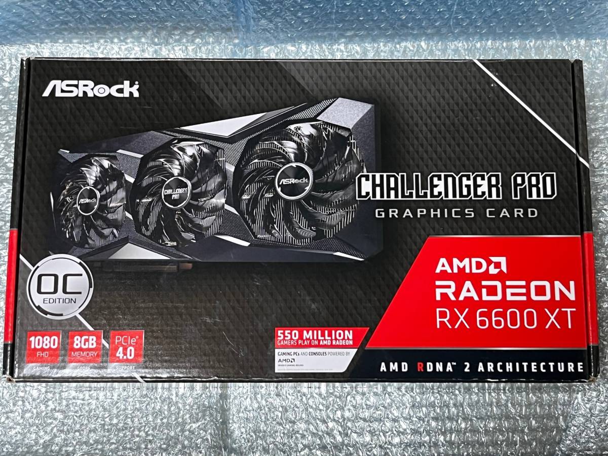 5周年記念イベントが ASRock製グラボ Radeon RX 6600 XT Challenger D