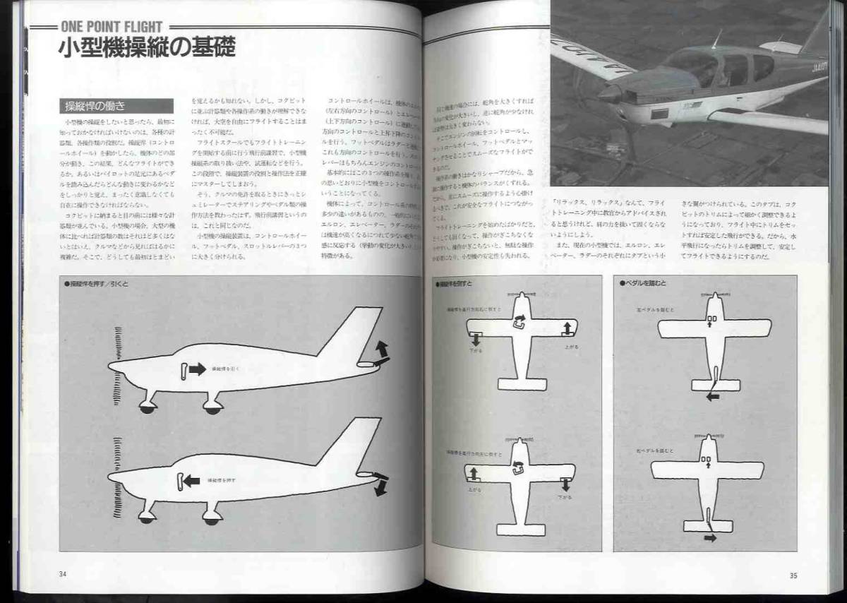 【e1023】1991年 小型飛行機[操縦士]ライセンスの取り方 - 学科から実技までを一冊に凝縮！ _画像7