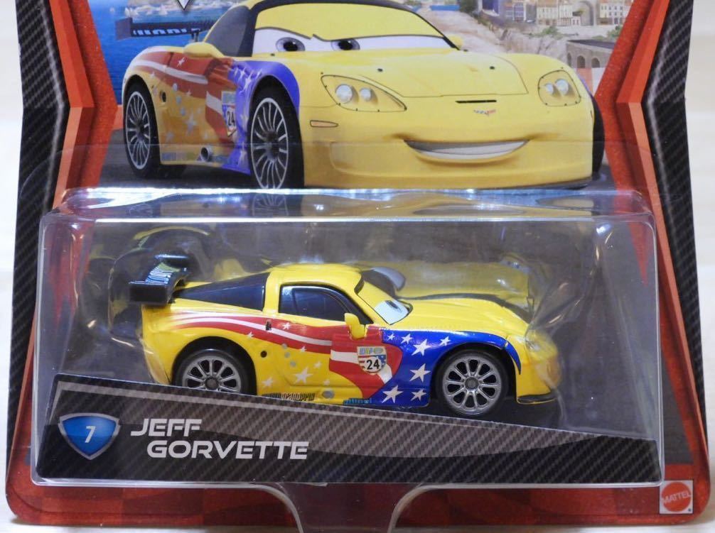 [ новый товар : нераспечатанный ] Mattel The Cars Джеф *goru спальное место / Chevrolet * Corvette C6-R [ Disney *piksa-]
