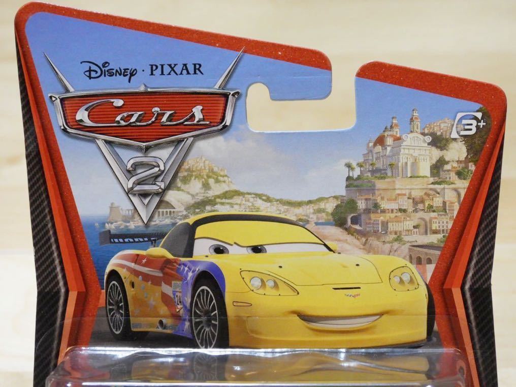 [ новый товар : нераспечатанный ] Mattel The Cars Джеф *goru спальное место / Chevrolet * Corvette C6-R [ Disney *piksa-]