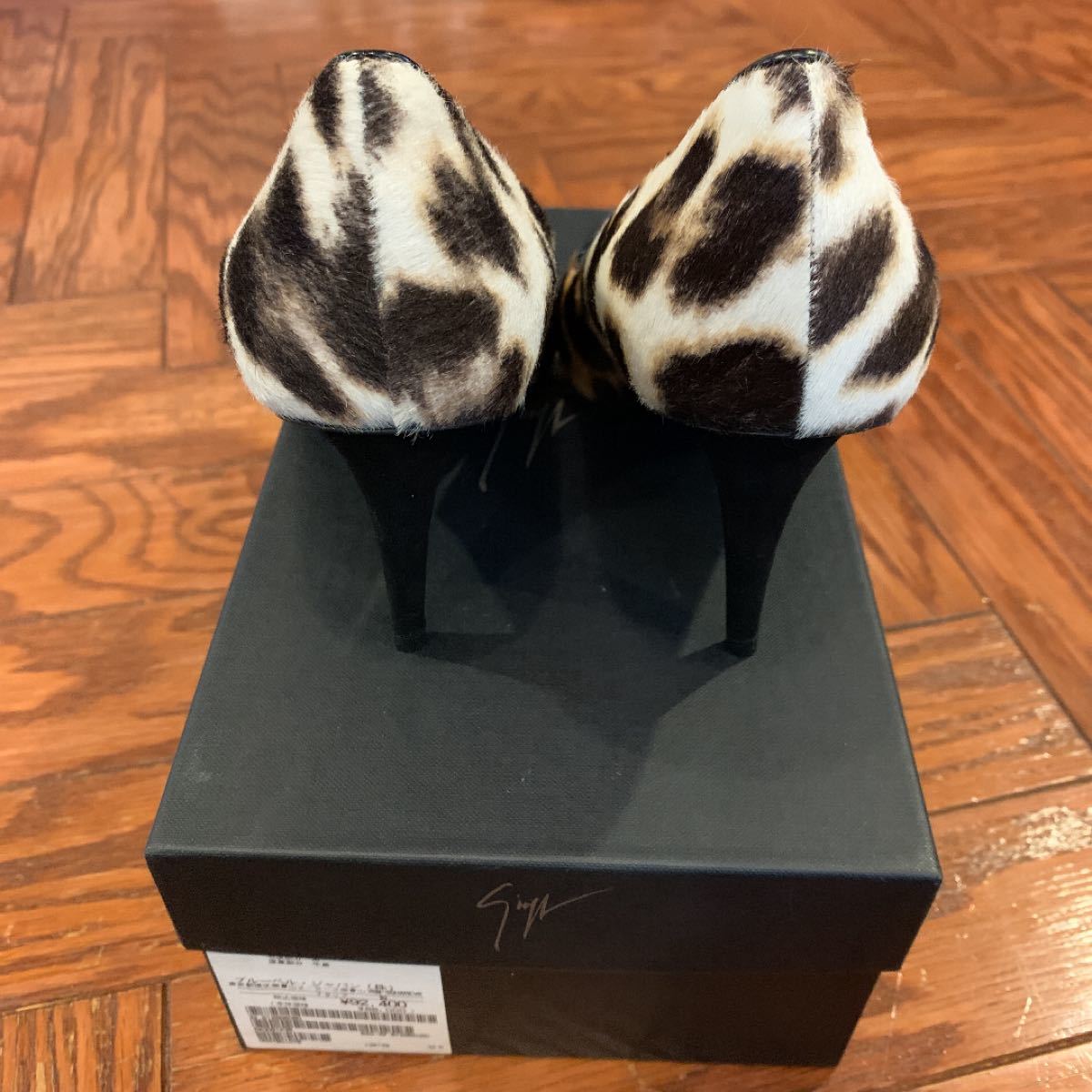 GIUSEPPE ZANOTTI＊未使用　ヒョウ柄　パンプス