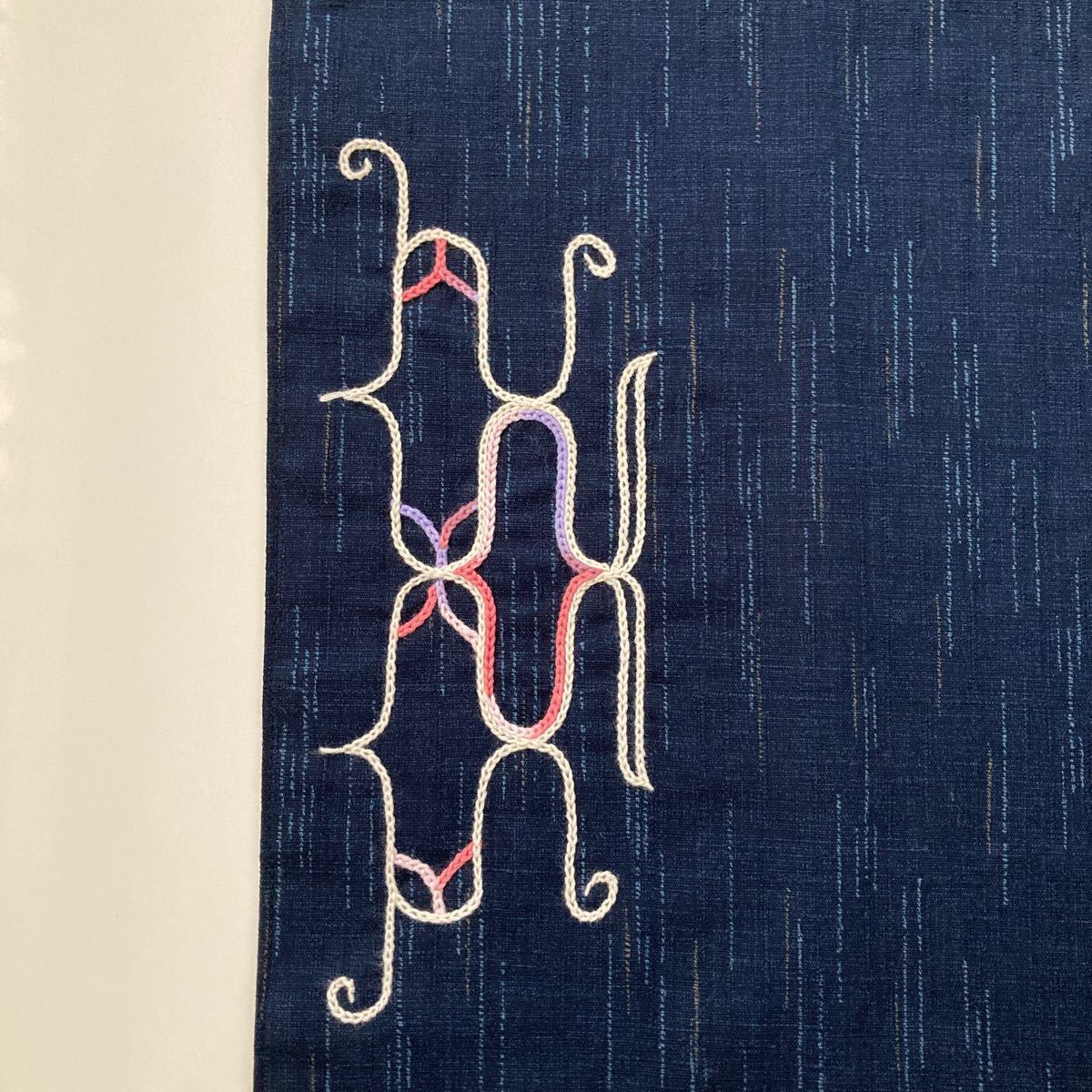 アイヌ刺繍 ハンドメイド タペストリー