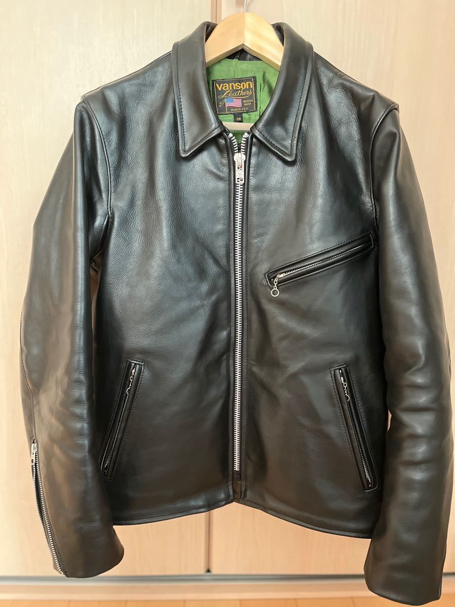 VANSON バンソン レザージャケット FSC別注 enf エンフィールド