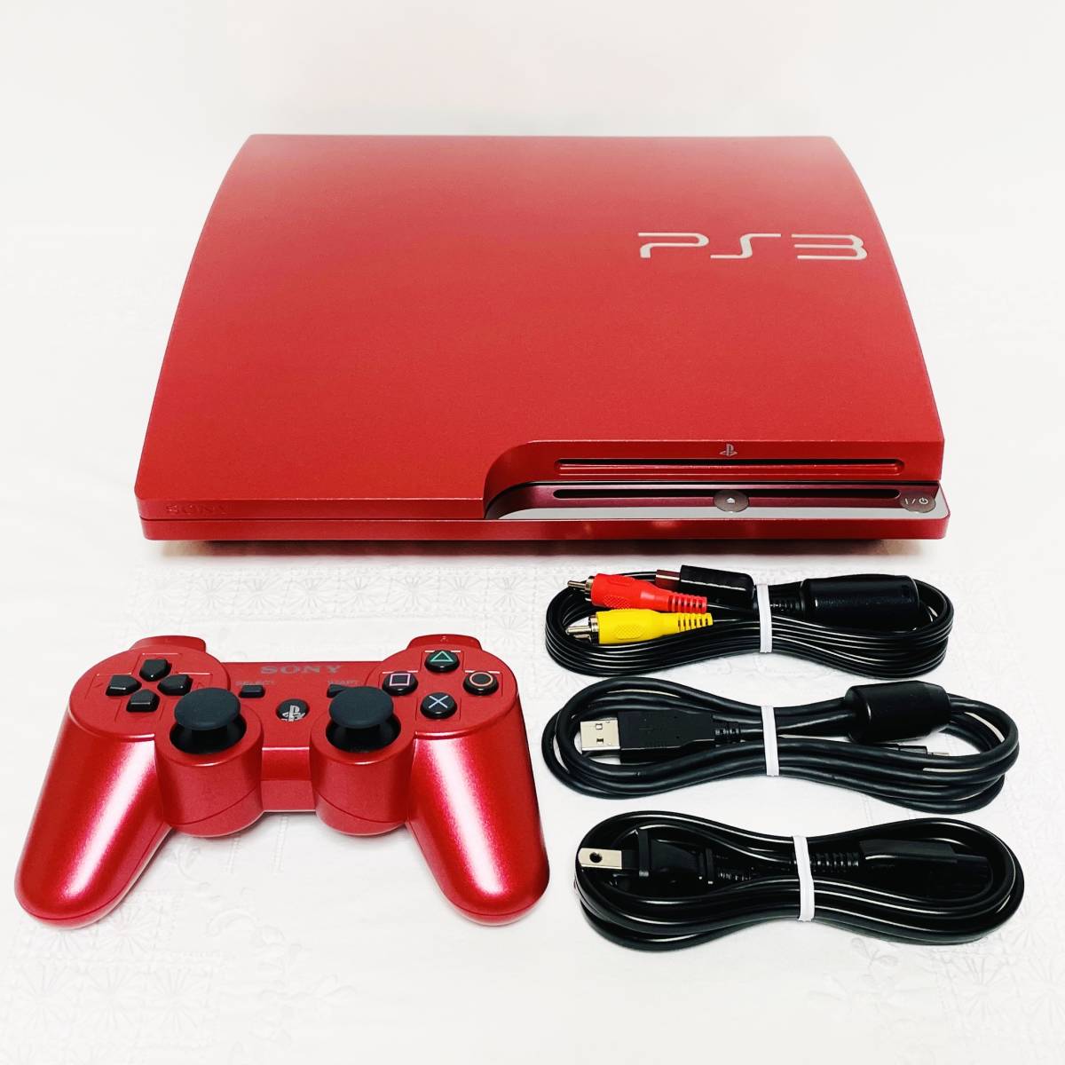 極 動作良好 SONY PlayStation3 本体 320GB スカーレット レッド CECH