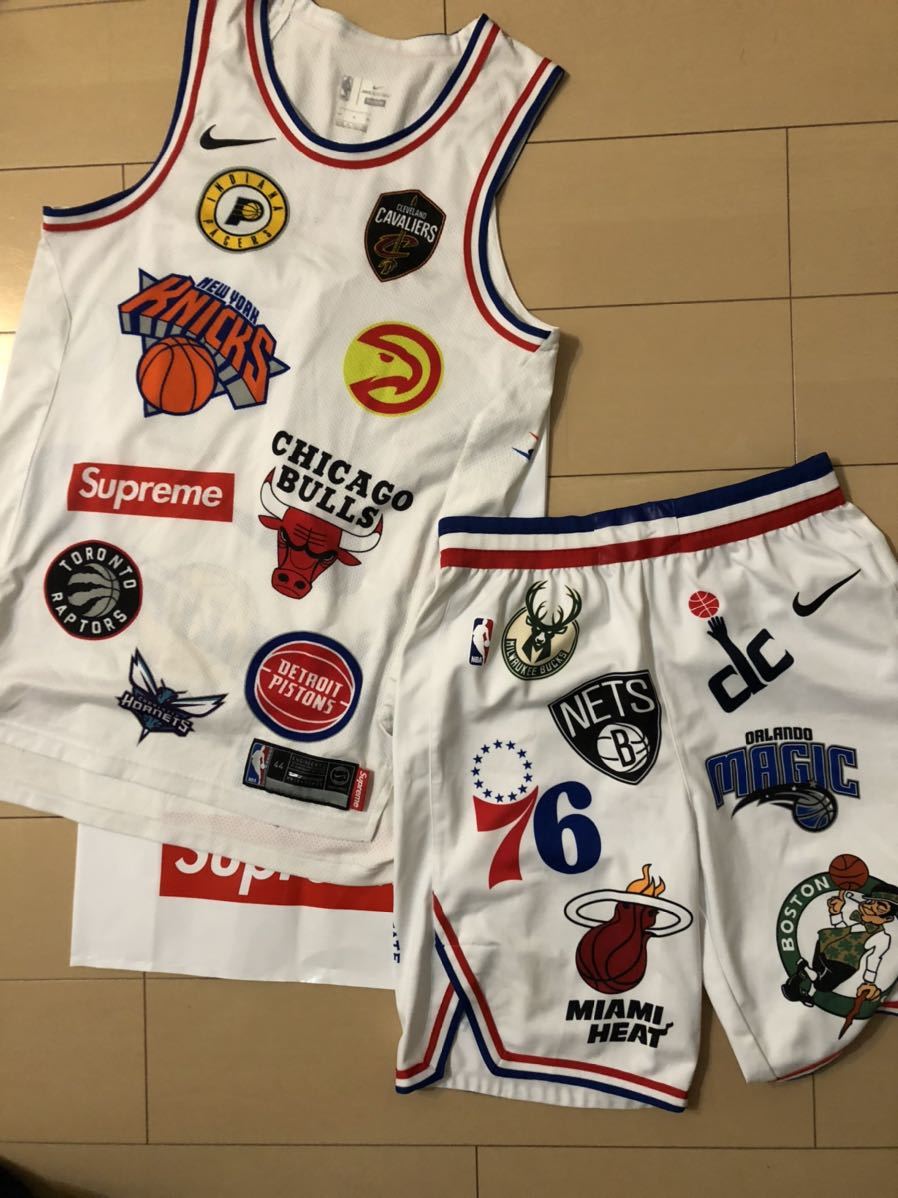 supreme Nike NBA Teams Authentic Jersey Supreme NIKE NBA teams authentic  short 上下セット　セットアップ　set up シュプリーム