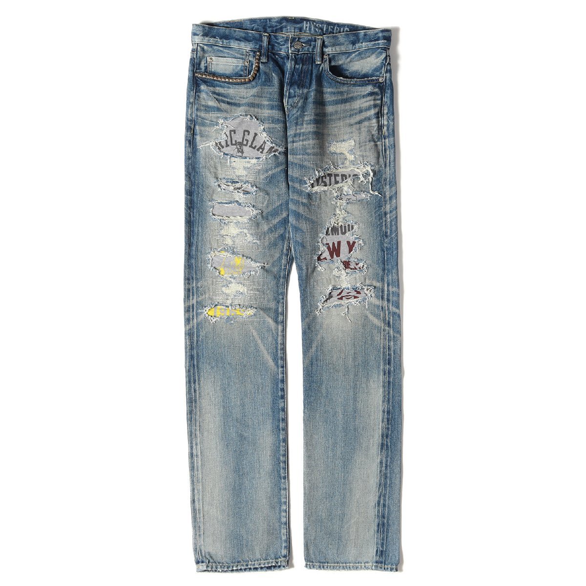 高品質】 HYSTERIC GLAMOUR ヒステリックグラマー CPR加工 スタッズ